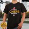 Top Kansas City Chiefs Kingdom 2024 NFL Playoffs T-Shirt featuring bold team graphics and vibrant colors for fans.