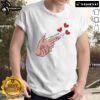 Funny Not Today Cupid Valentine T-Shirt featuring a humorous anti-Valentine heart design.