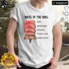 Funny Rules Of The Grill T-Shirt featuring humorous grilling guidelines, perfect for barbecue lovers and grill masters.