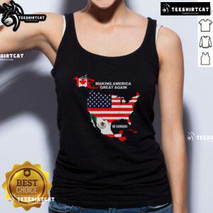 Good Trump 47 Making America Great Again tank top design featuring the Gulf of United States, perfect for patriotic wear.