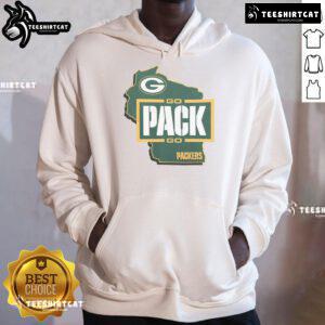 Happy Green Bay Packers Regional Hoodie, featuring vibrant team colors and logo, perfect for fans and game day wear.