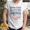 Hot America Played The Trump Card T-Shirt featuring bold graphics and patriotic colors, perfect for political enthusiasts.
