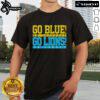 Nice Go Blues Go Lions T-Shirt featuring vibrant team colors and bold graphics for sports fans and enthusiasts.