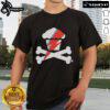 Johnny Cupcakes Lightning Bolt Crossbones T-Shirt featuring a bold design, perfect for stylish streetwear enthusiasts.