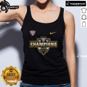 Notre Dame Nike tank top celebrating the 2025 Sugar Bowl Champions, featuring official team colors and logo.