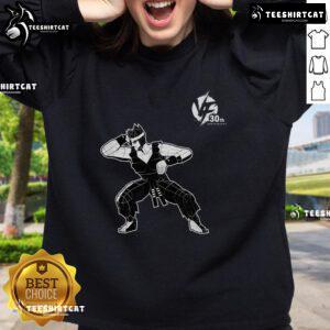 Official 30th Anniversary of Virtua Fighter Akira Sweatshirt featuring iconic design and vibrant colors for fans.