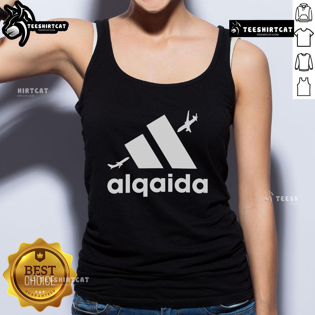 Official Alqaida 911 tank top featuring bold graphics, perfect for fans of unique and provocative apparel.