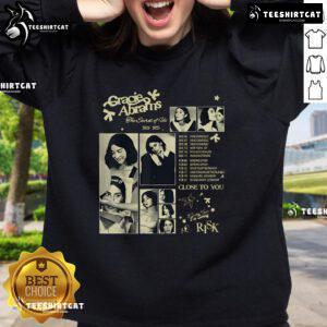 Official Gracie Abrams album 'The Secrets of Us' sweatshirt featuring stylish design and vibrant colors.