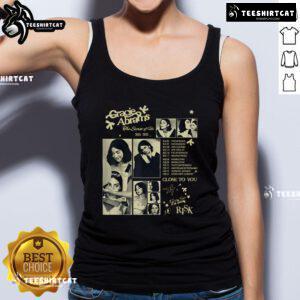 Gracie Abrams album 'The Secrets Of Us' tank top featuring stylish design and vibrant colors for fans and fashion lovers.