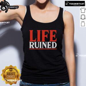 Official Internet Anarchist Life Ruined Tank Top featuring bold graphic design for rebellious fashion enthusiasts.