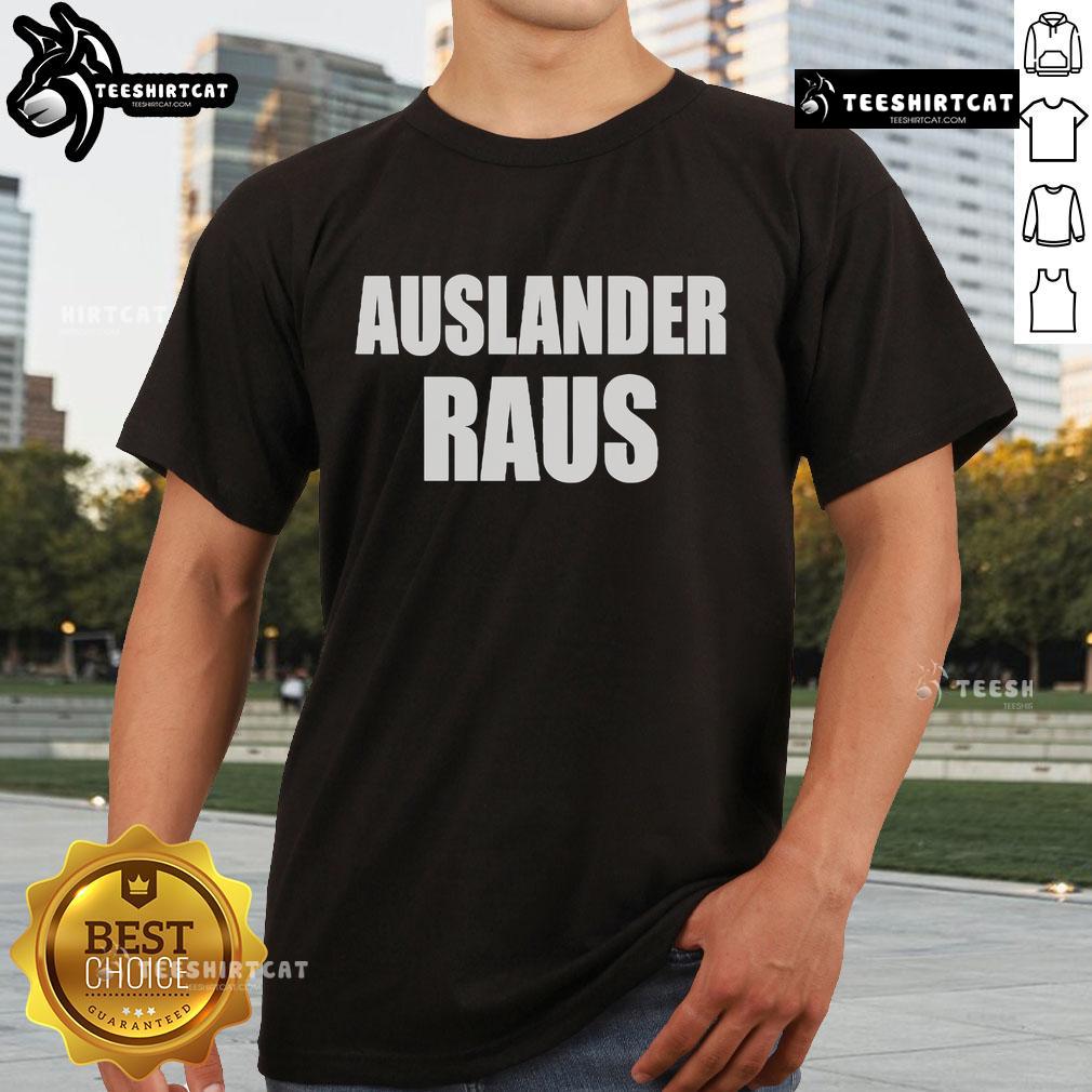 Official Jonna Auslander Raus T-Shirt featuring a stylish design and vibrant colors, perfect for fans and collectors.