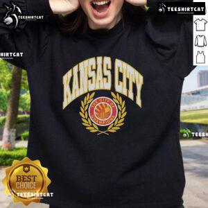 Official Kansas City Seal sweatshirt featuring 'City of Champions' design, perfect for KC football fans.