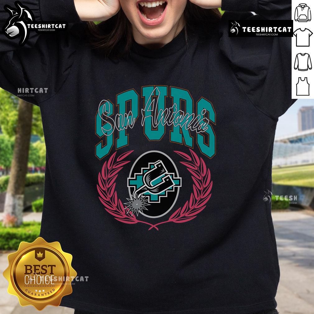 Premium San Antonio Spurs Mitchell & Ness NBA x Michelob Ultra Rewind Sweatshirt in stylish design and team colors.
