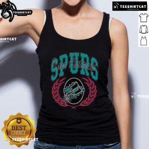 Premium San Antonio Spurs Mitchell & Ness NBA x Michelob Ultra Rewind Tank Top featuring team colors and logo.
