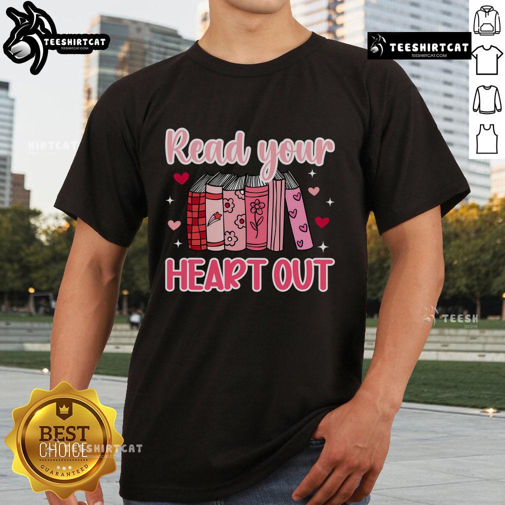 Premium Valentine Librarian T-Shirt for Valentine's Day, perfect gift for school librarians who love reading and celebrating love.