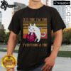 Top Cat 'It's Fine I'm Fine Everything's Fine' T-Shirt featuring a cheerful cat design, perfect for casual wear.