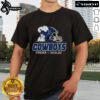 Alt Text: Top NFL The Peanuts Movie Snoopy Forever Win or Lose Football Dallas Cowboys T-Shirt design featuring Snoopy.