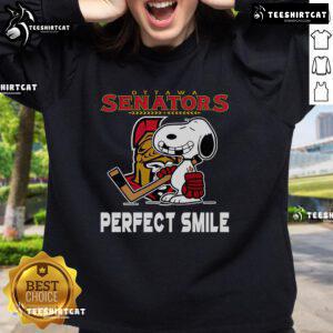 New York Rangers Snoopy sweatshirt featuring a perfect smile from The Peanuts Movie, ideal for NHL fans and cozy wear.