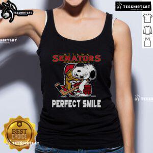New York Rangers Snoopy tank top featuring a perfect smile, inspired by The Peanuts Movie, perfect for NHL fans.