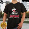 Alt Text: Top NHL The Peanuts Movie Snoopy Forever Win or Lose Hockey T-Shirt featuring New Jersey Devils design.