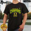 Alt Text: Top Oregon Ducks Rose Bowl Game Champions 2025 T-Shirt featuring vibrant team colors and logo, perfect for fans.
