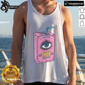 Funny Forbidden They Juice Tank Top featuring bold graphics and vibrant colors for a playful summer style.