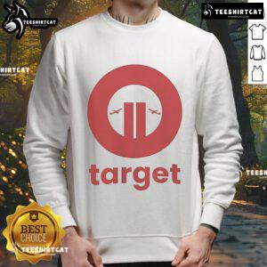 Funny Target Planet Sweatshirt featuring a playful space-themed design, perfect for casual wear and humor lovers.