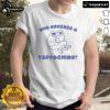 Funny Who Ordered A Yappachino Frog T-Shirt featuring a whimsical frog design and playful typography.