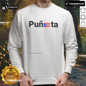 Good Puneta Heal Humanity Sweatshirt featuring a vibrant design promoting positivity and unity in a cozy fit.