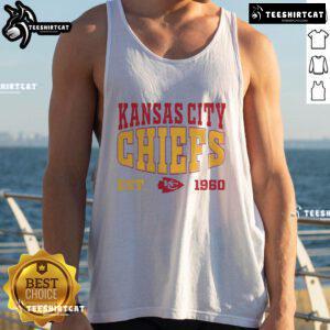 Good Super Bowl LIX Kansas City Chiefs tank top, celebrating champions since 1960 with bold graphics and vibrant colors.