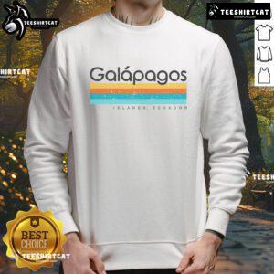 Retro sweatshirt featuring a vintage design inspired by the Galapagos Islands, Ecuador, perfect for casual outings.