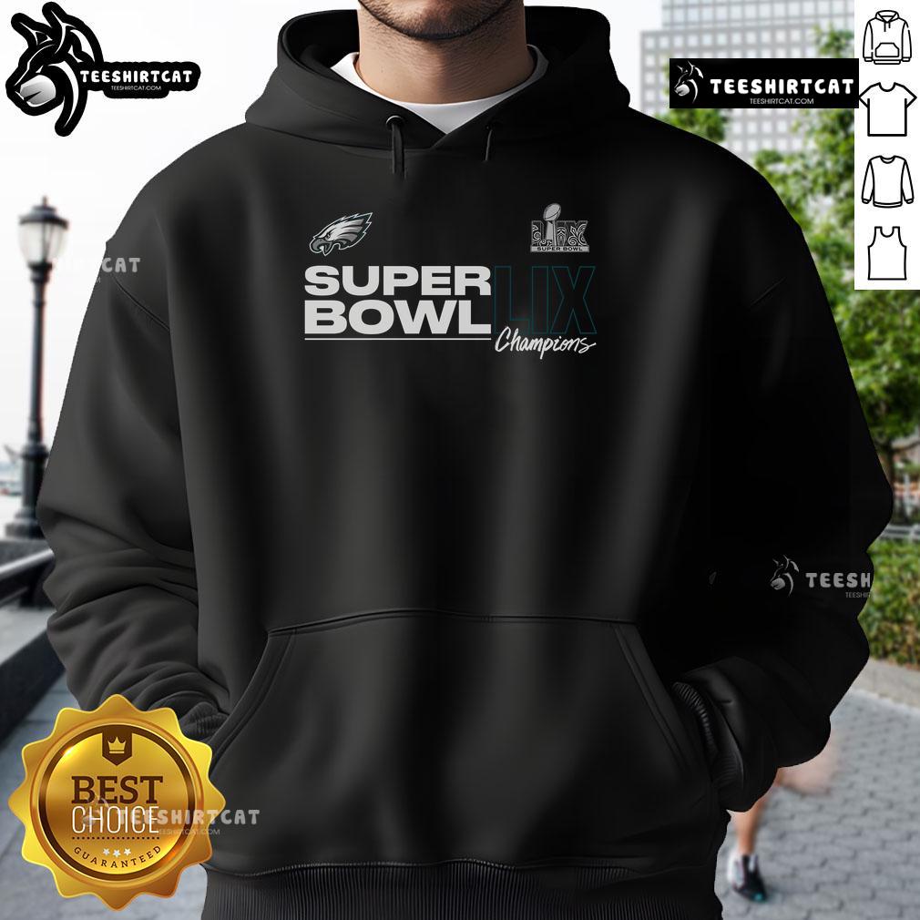 Hot Philadelphia Eagles Super Bowl LIX Champions Hoodie showcasing team pride in vibrant green and bold graphics.