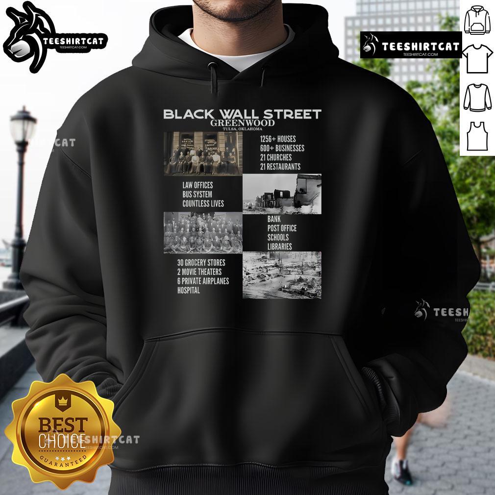 Alt Text: Hot Vintage Black Business Black History Month Black Wall Street Hoodie showcasing cultural pride and style.