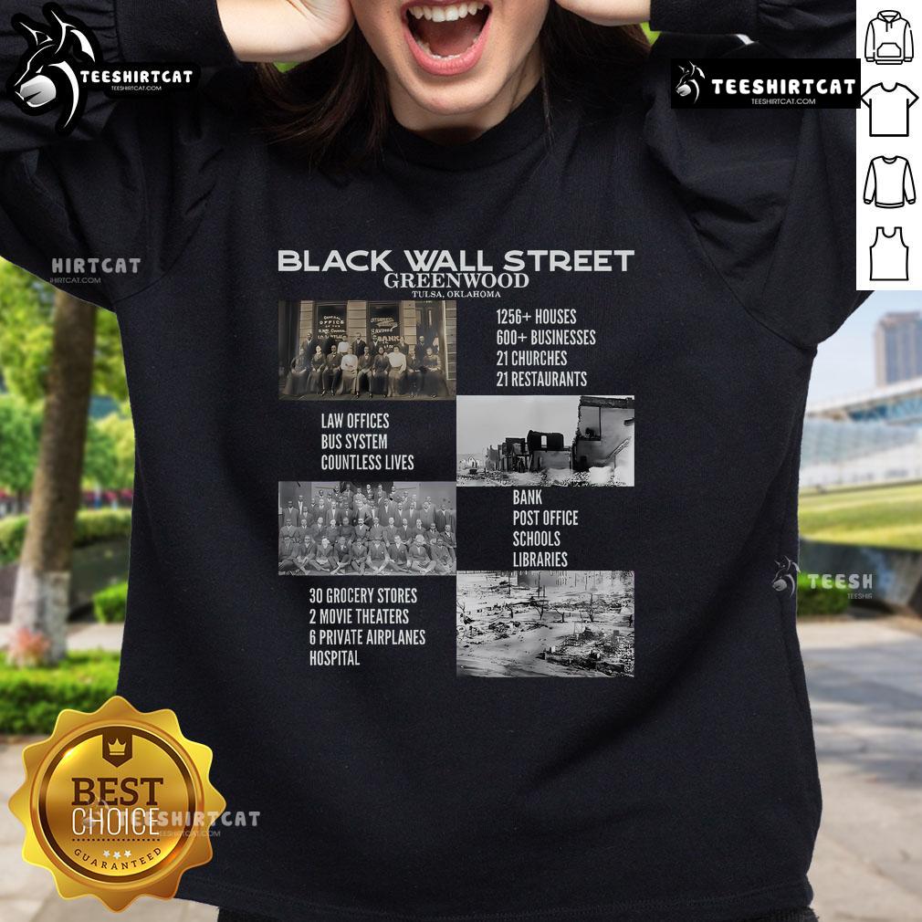 Hot Vintage Black Business Black History Month Black Wall Street Sweatshirt featuring bold graphic design and stylish fit.