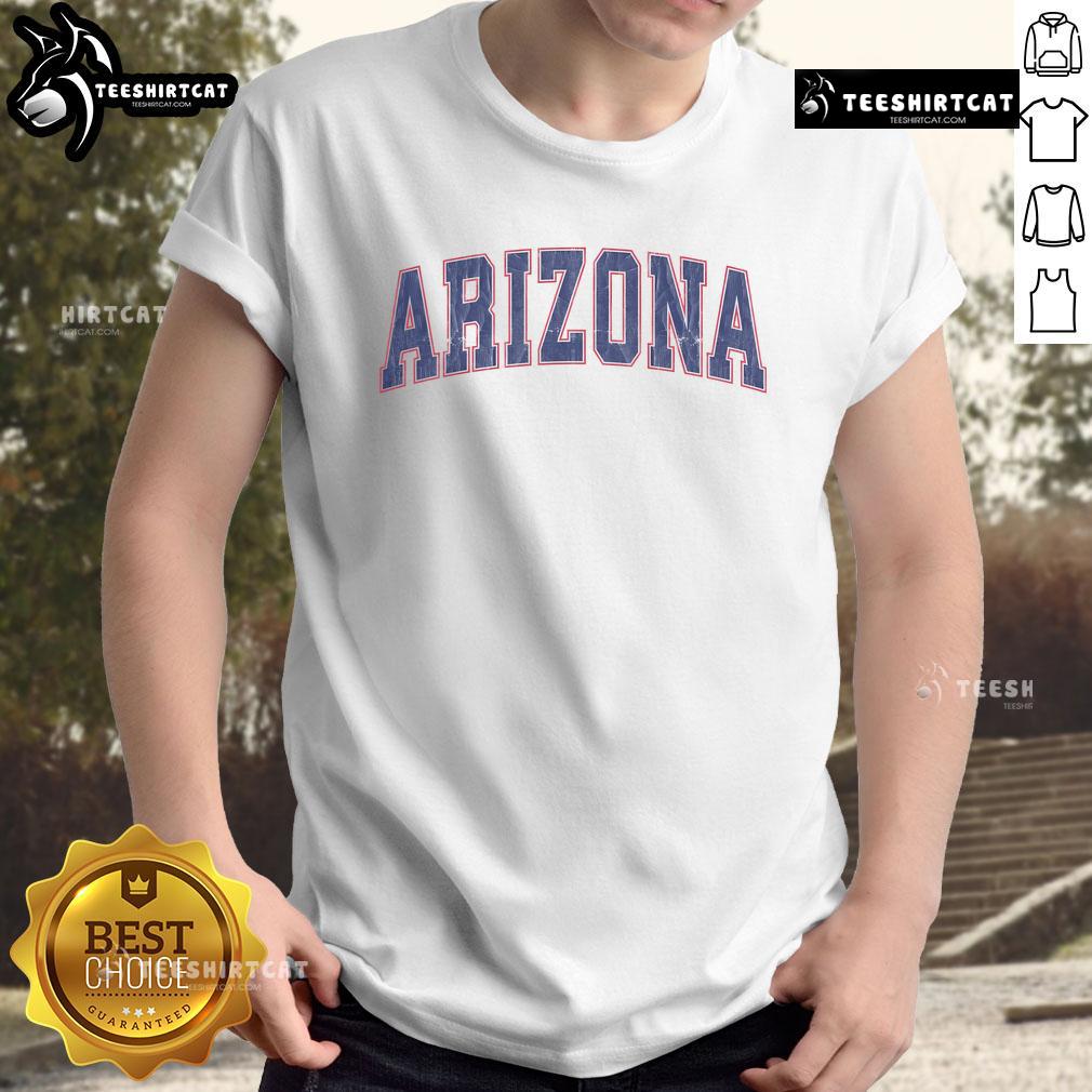 Vintage Arizona AZ T-Shirt featuring retro design and vibrant colors, perfect for casual wear and showcasing Arizona pride.