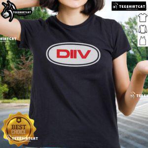 Stylish Nice DIIV Surfer Ladies Tee featuring a vibrant surf design, perfect for casual summer outfits.