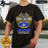 Nice God First Family Second Los Angeles Rams 2025 NFL T-Shirt featuring bold graphics for football fans.