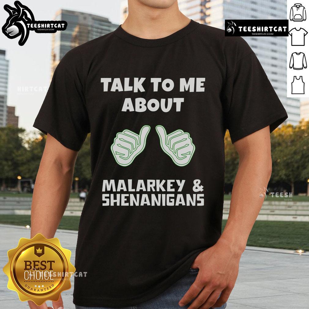 Nice St Patrick's Day Shenanigans T-Shirt featuring festive designs and vibrant colors for celebrating Irish culture.