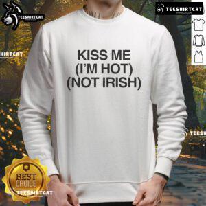 Cozy Nice St. Patrick's Day sweatshirt featuring festive green design, perfect for celebrating Irish culture and style.