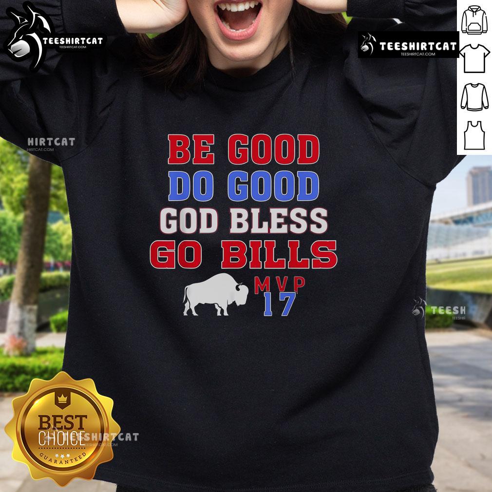 Nice Vintage Be Good Do Good God Bless Go Bill Sweatshirt with retro design and warm colors perfect for casual wear.