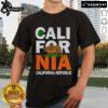 Official California Republic St. Patrick's Day Bear T-Shirt featuring a festive bear design with green accents.