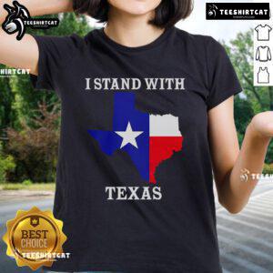 Official Hot Welcome to Texas ladies' tee featuring the Texas flag, perfect for proud Texans and enthusiasts.