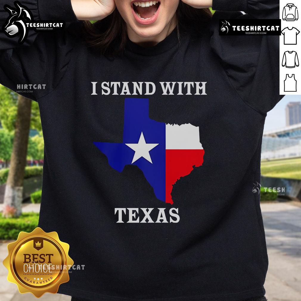 Official Hot Welcome to Texas sweatshirt featuring the Texas flag, perfect for showing Texas pride and style.