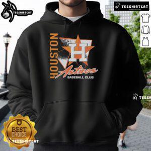 Official Houston Astros Side Arm Baseball Club Hoodie featuring team logo and stylish design for fans.