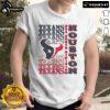 Houston Texans Gradient Wordmark T-Shirt featuring vibrant team colors and logo, perfect for fans and game days.