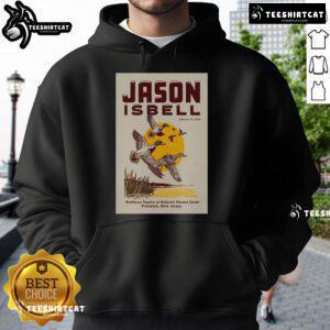 Alt Text: Official Jason Isbell tour poster hoodie for February 23, 2025, at McCarter Theatre, Princeton, NJ.