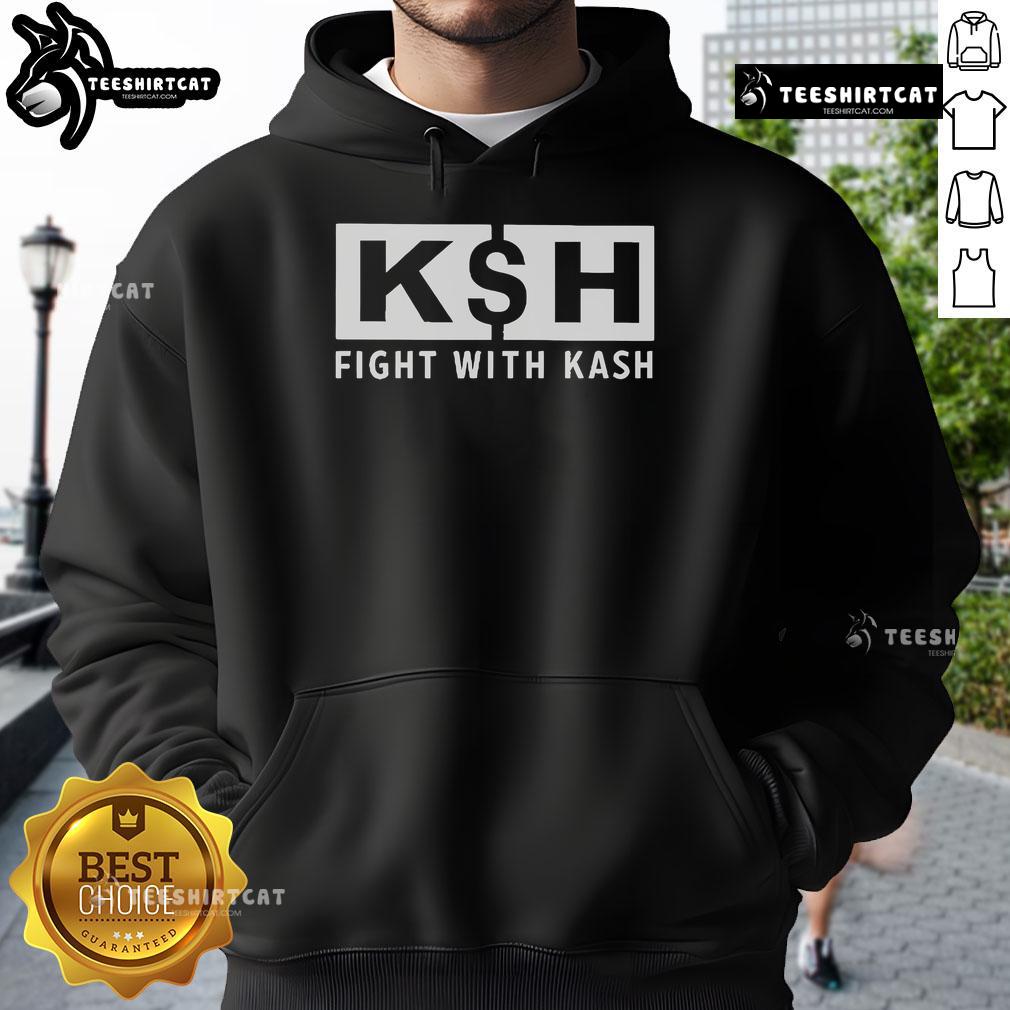 Official KH Fight With Kash hoodie featuring a bold design and comfortable fit, perfect for fans and casual wear.
