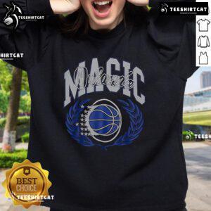 Official Michelob Ultra X MN Orlando Magic sweatshirt featuring team colors and logo, perfect for basketball fans.