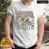 Official New Orleans Saints Classic Team Helmet T-Shirt featuring the iconic Saints logo and vintage design.