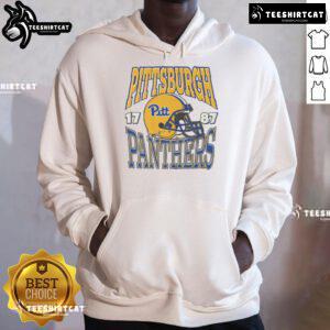 Official Pittsburgh Panthers Classic Team Helmet Hoodie showcasing team colors and logo for fans and athletes.